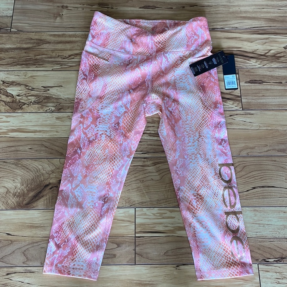 Bebe Snakeskin Print Leggings Size M NWT